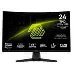 Monitor gamer curvo MSI MAG 242C 24" Panel VA