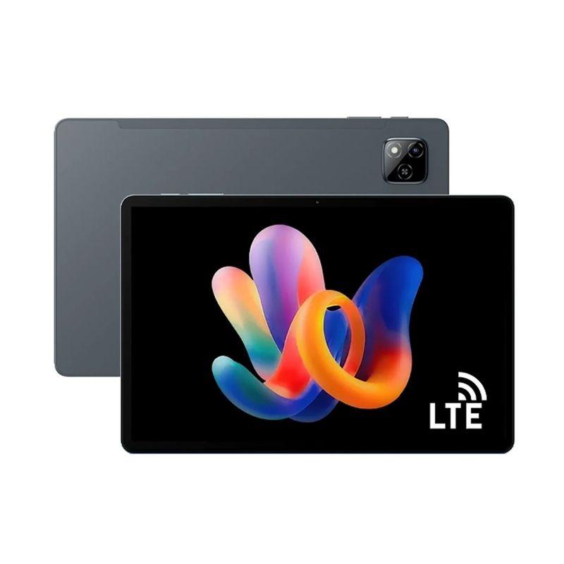 Tablet Xiaomi Black Shark Pad 7 128GB 8GB color gris vista frontal y trasera lateral