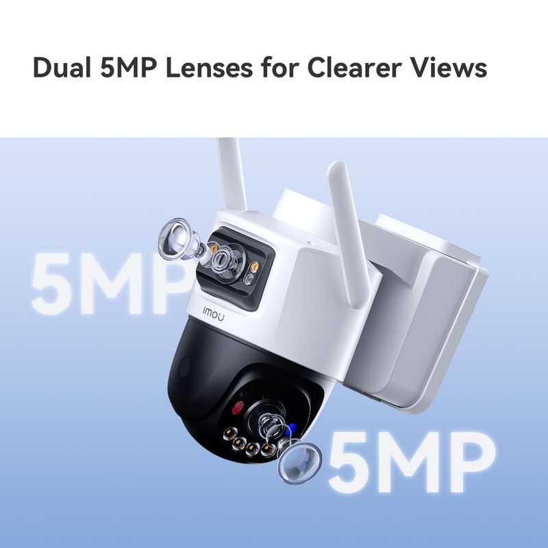 Cámara de seguridad Wi-Fi Imou Cruiser Dual 8MP