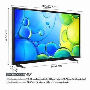 Smart TV Samsung 40" Full HD, sistema Tizen TV intregrado, UN40F6000FGXPE (2025)