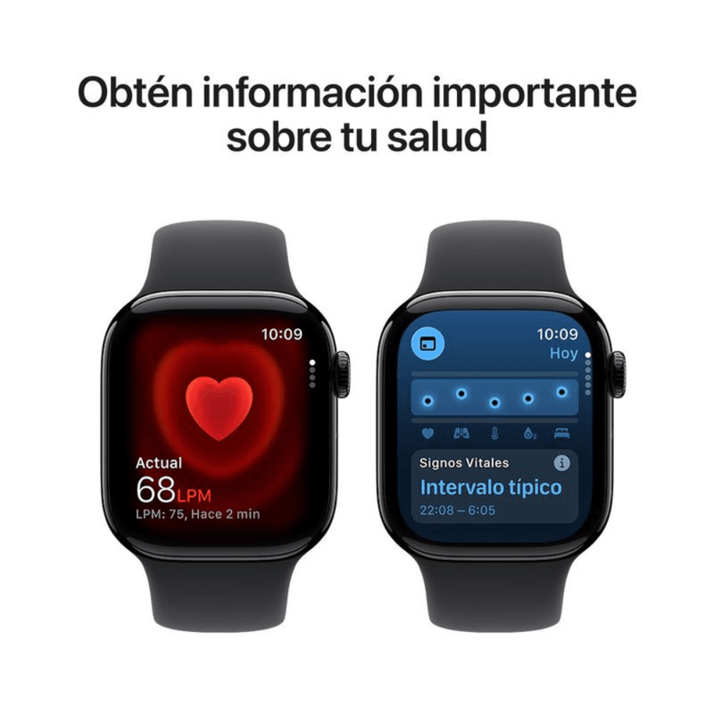 smartwatch Apple Watch Series 11 46mm OLED Negro Azabach vista frontal uso diario
