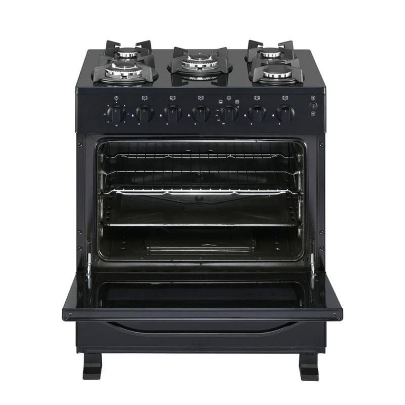 Cocina de pie Sole Glissa 76 cm, 5 hornillas, GLP/GN