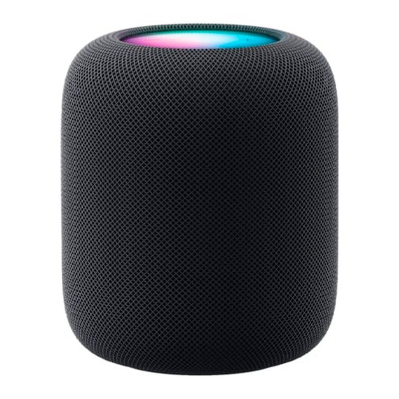 HomePod Apple 2.ª generación altavoz inteligente medianoche vista frontal en interior