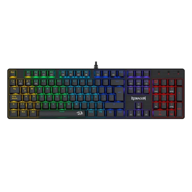 Teclado gamer alámbrico Redragon Sindri K671