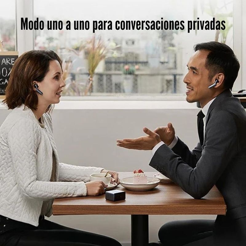 Audífonos Bluetooth Timekettle W4 Traductor con estuche azul especificaciones