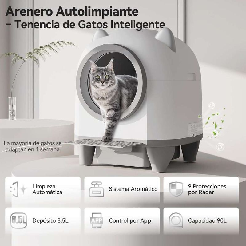 Arenero automático Smart Amicats para gatos
