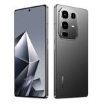 Celular Infinix Note 50 Pro cámara 50MP black vista frontal en uso cotidiano