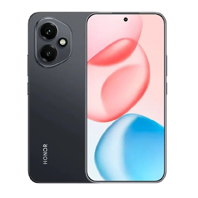 Celular Honor 400 5G cámara 200MP negro vista frontal en uso cotidiano
