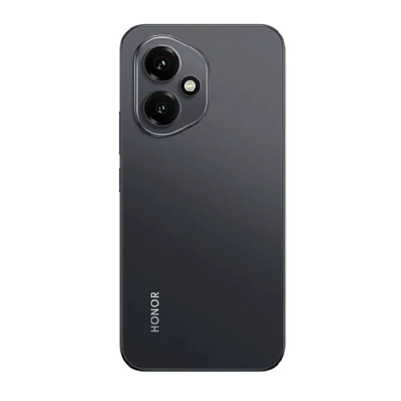 Celular Honor 400 5G cámara 200MP negro vista frontal en uso cotidiano
