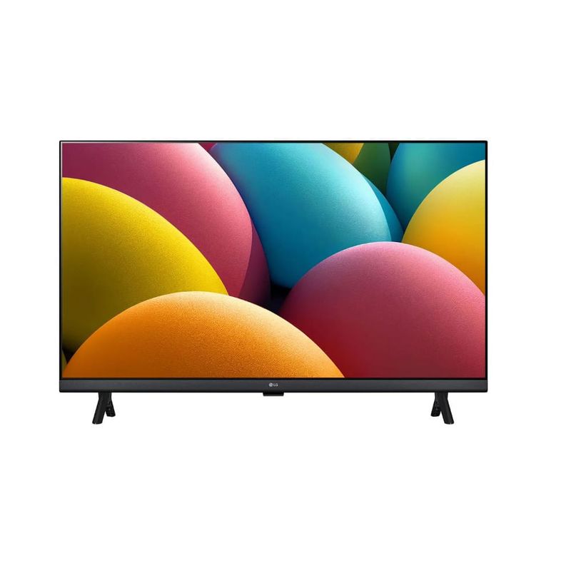 smart tv LG 32LR600BPSC pantalla HD AI negro ángulo frontal hogar entretenimiento