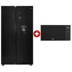 Combo refrigeradora 525L + microondas 21L