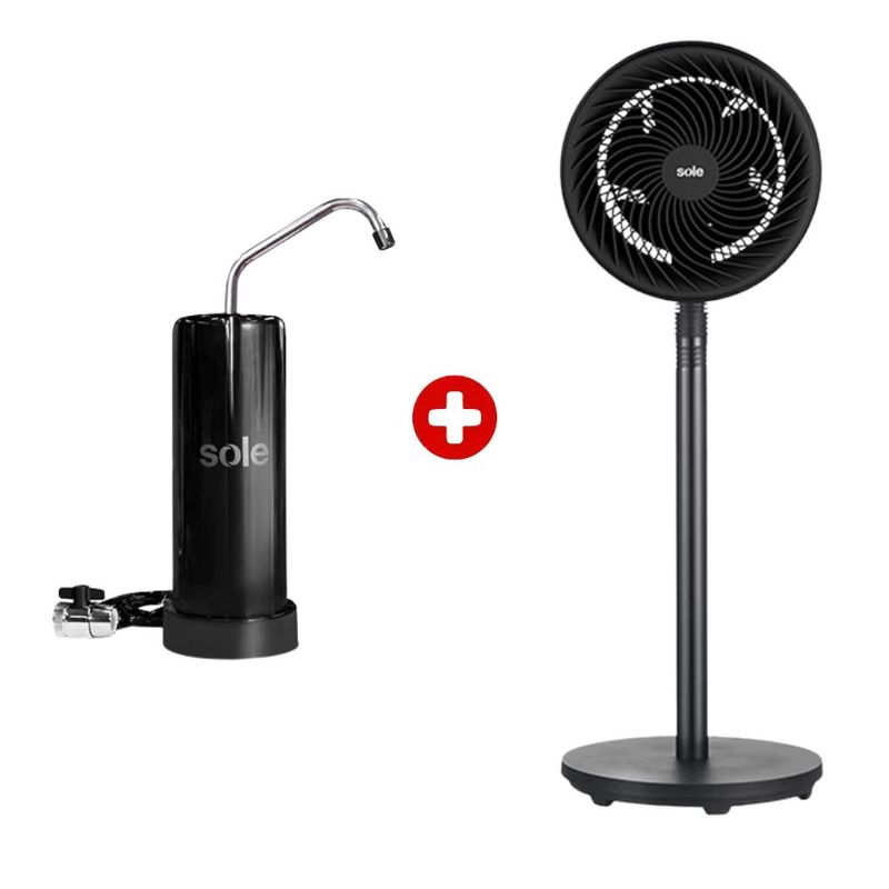 Combo ventilador 2en1 + purificador Sole Prime
