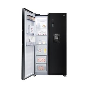 Combo: Refrigeradora Montreal SBS 525 litros, No Frost, negro + purificador Prime alcalinizador 5 años