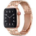 Correa Acero Loop Apple Watch 46mm S10 S11 Rose Gold