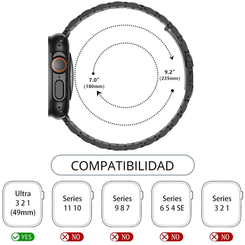 Correa acero inoxidable Loop Urvoi