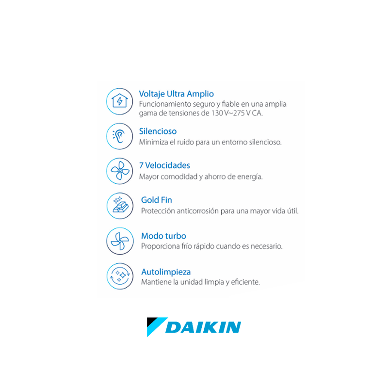 Aire acondicionado Inverter Daikin