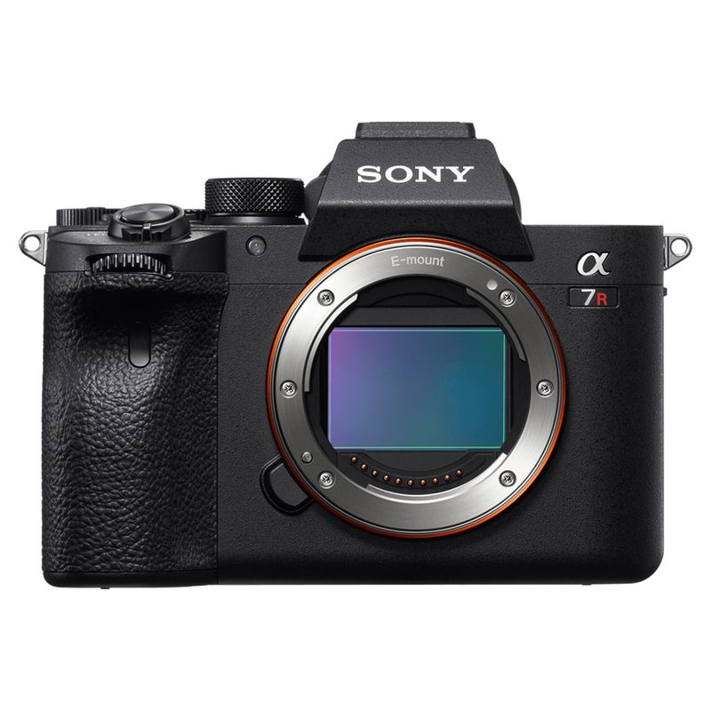 Cámara mirrorless Sony Alpha a7S III full frame grabación 4K pantalla táctil vista frontal en estudio profesional
