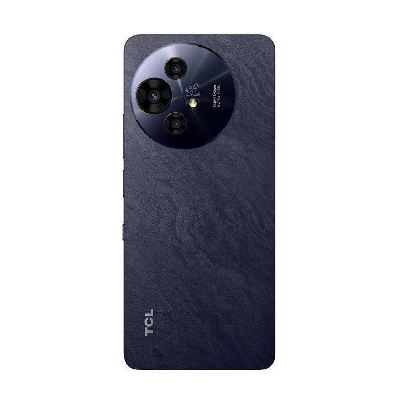 Celular TCL 50 Pro NXTPAPER 5G 512GB, 8GB RAM, cámara trasera 108MP+8MP+2MP, frontal 32MP, pantalla 6.8 pulgadas, color gris luna, vista frontal