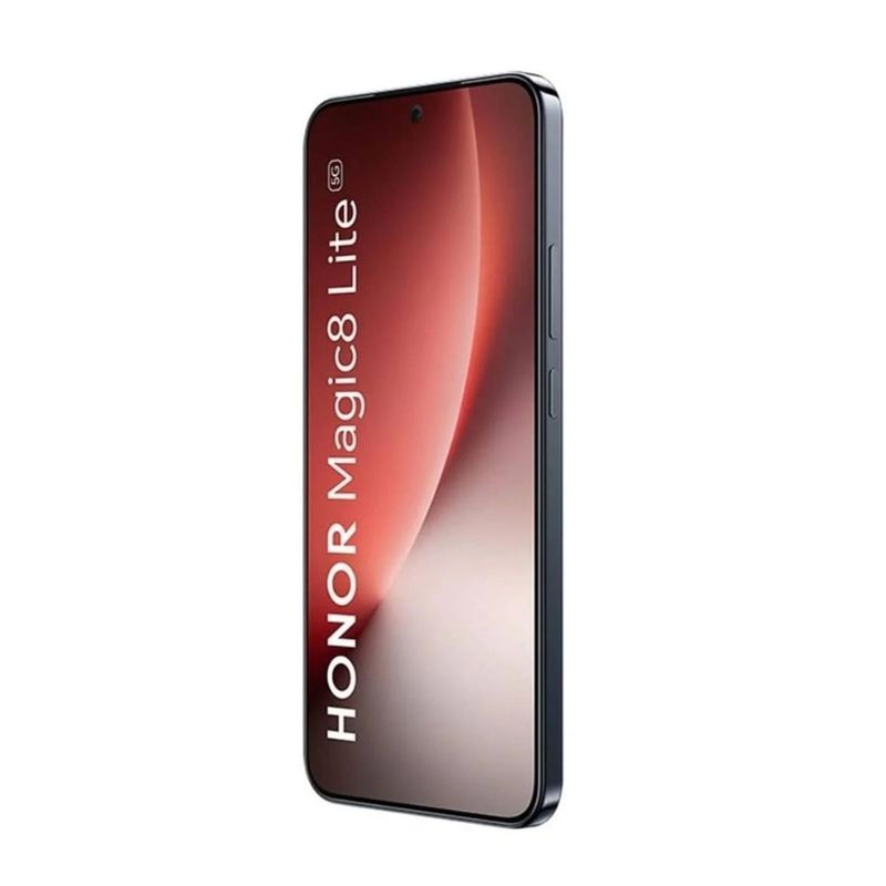 Celular Honor Magic 8 Lite 256GB, 8GB RAM, cámara trasera 108MP+5MP, frontal 16MP, pantalla 6.79 pulgadas, color negro, vista frontal