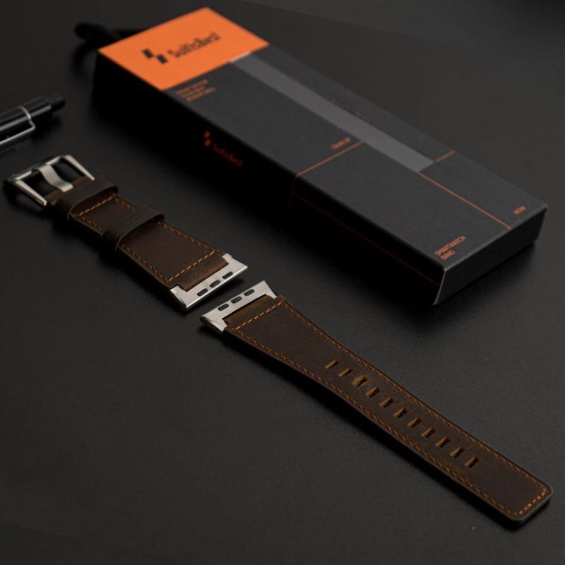 Correa de cuero Suitisbest Classic para Apple Watch Ultra