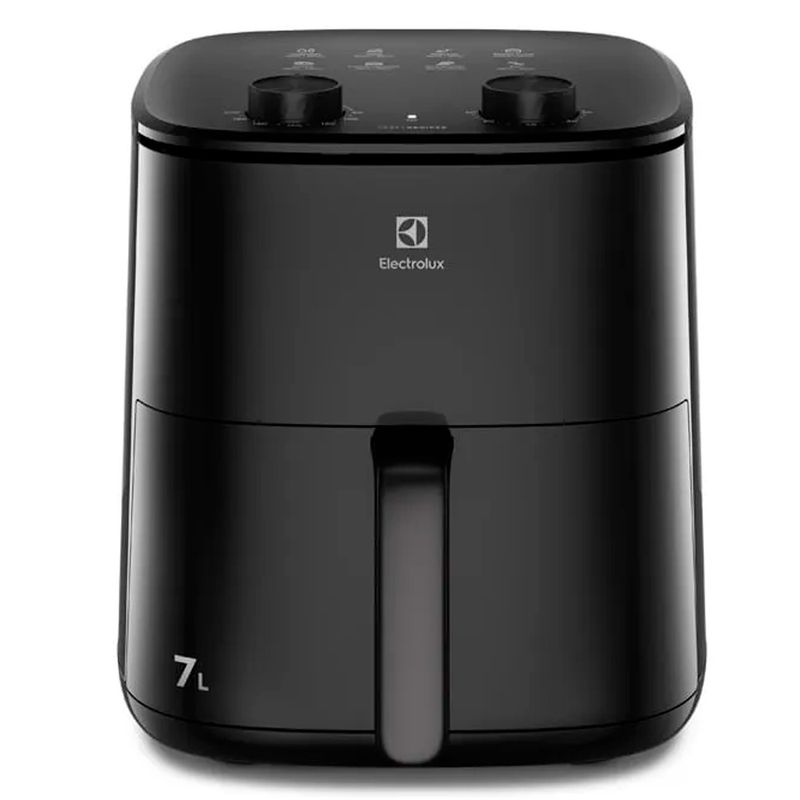 Freidora de aire Electrolux EAF70 7L 1700W Negra frontal cocina moderna