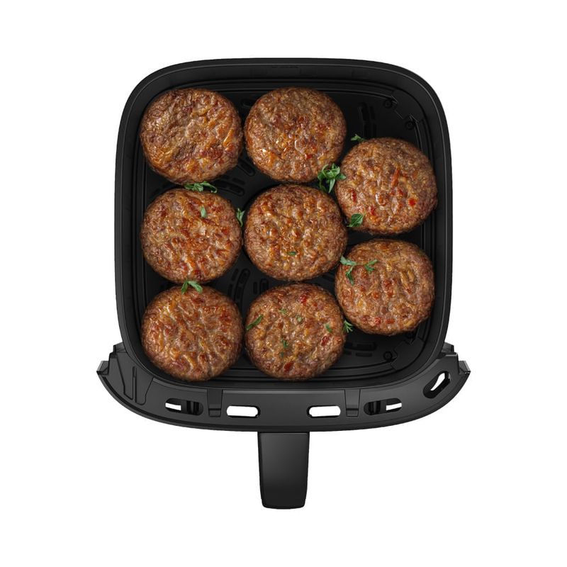 Freidora de aire Electrolux EAF70 7L 1700W Negra frontal cocina moderna