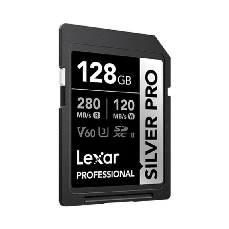 Memoria SDXC Lexar Professional 128GB SILVER PRO UHS-II