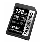 Memoria SDXC Lexar Professional 128GB SILVER PRO UHS-II