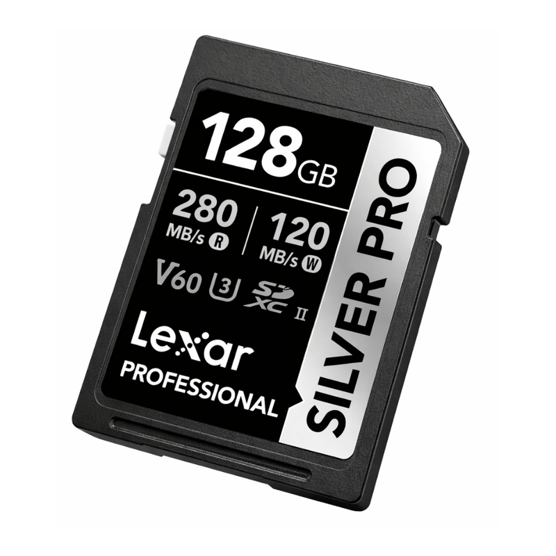 Memoria SDXC Lexar Professional 128GB SILVER PRO UHS-II