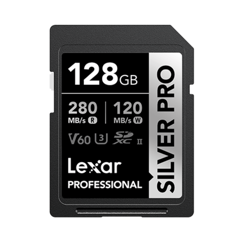 Memoria SDXC Lexar Professional 128GB SILVER PRO UHS-II