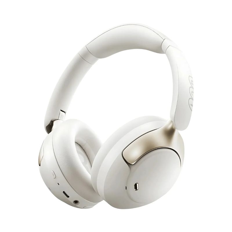 Audífonos QCY H3 Pro con cancelación de ruido vista frontal oblicua