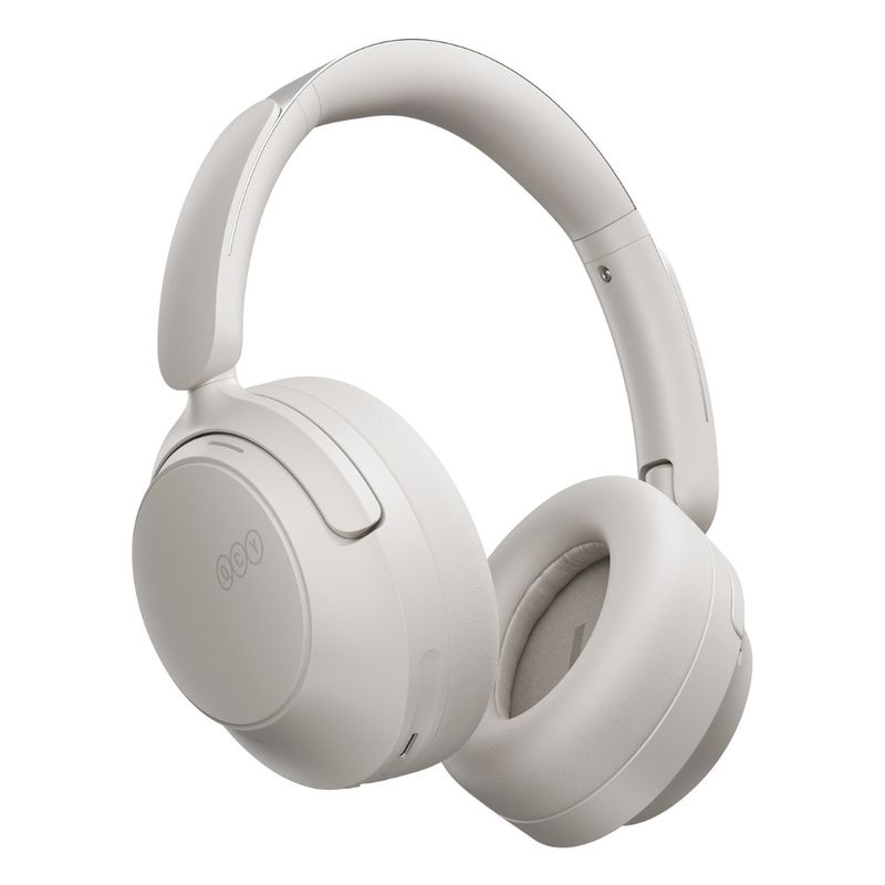 Audífonos QCY H3S con cancelación de ruido vista frontal oblicua