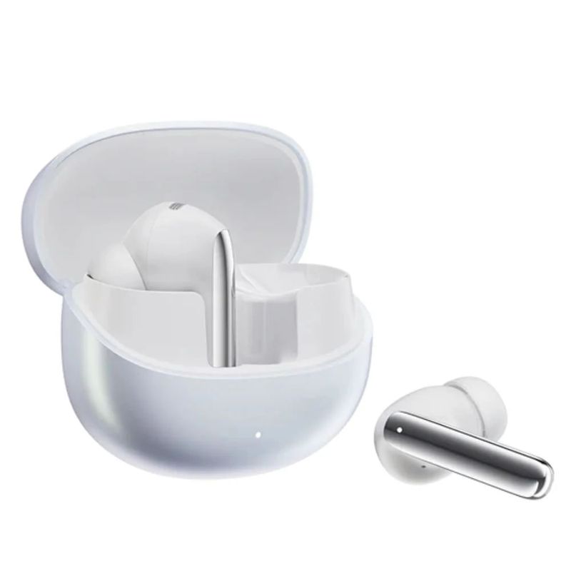 Audífonos Bluetooth True Wireless QCY Melobuds Pro HT08 estuche de carga blanco vista superior