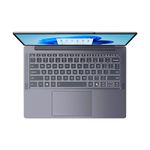 Laptop Lenovo IdeaPad Slim 3 14ARP10 teclado español color gris vista superior