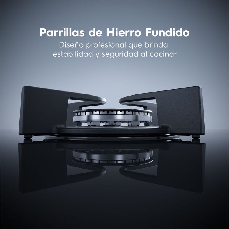Cocina Electrolux 5 Quemadores PerfectCook Negro