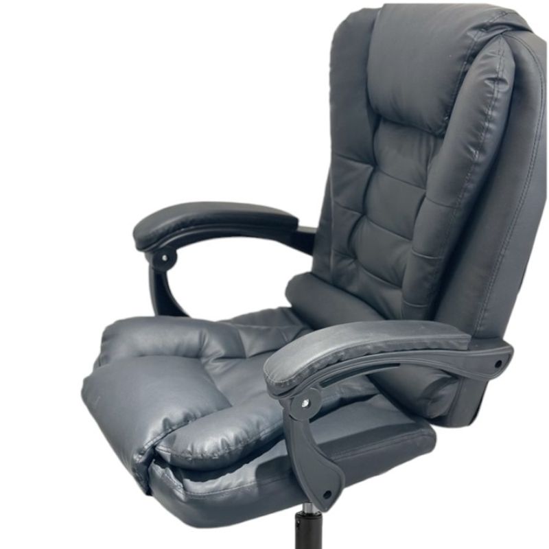 Silla de Oficina Relleno PU Reclinable con Ruedas Silenciosas