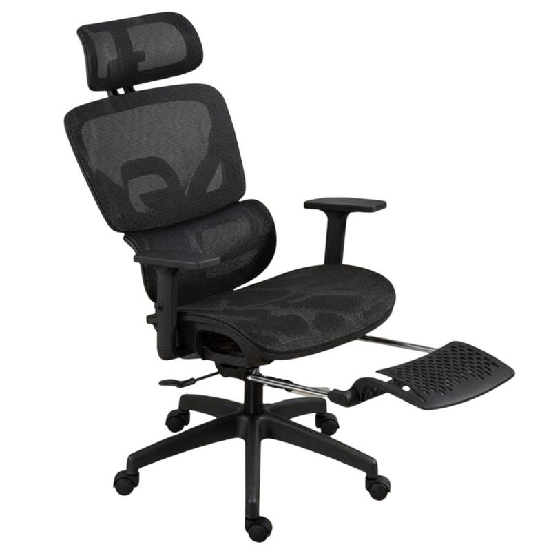 Silla de Escritorio Ergonomica Plus Negro Ajustable