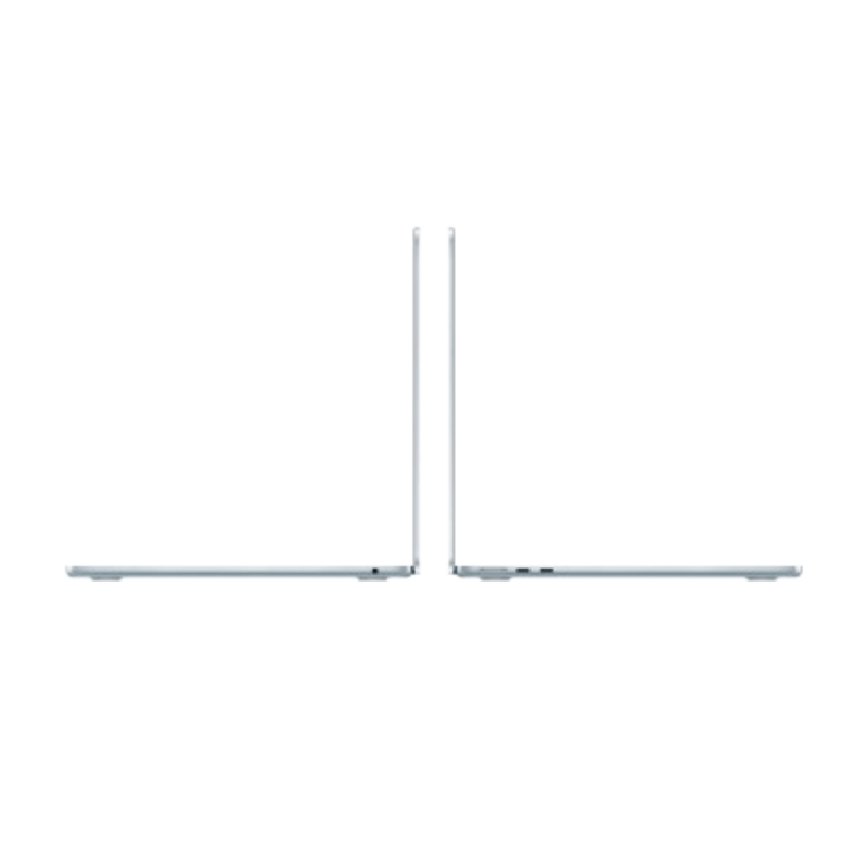 MacBook Apple MacBook Air M5 diseño ultradelgado Sky Blue vista lateral