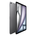 Tablet Apple iPad Air M4 11 pulgadas diseño delgado Space Gray vista lateral