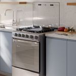Cocina Electrolux 4 Quemadores VaporBake Triple Llama Inox