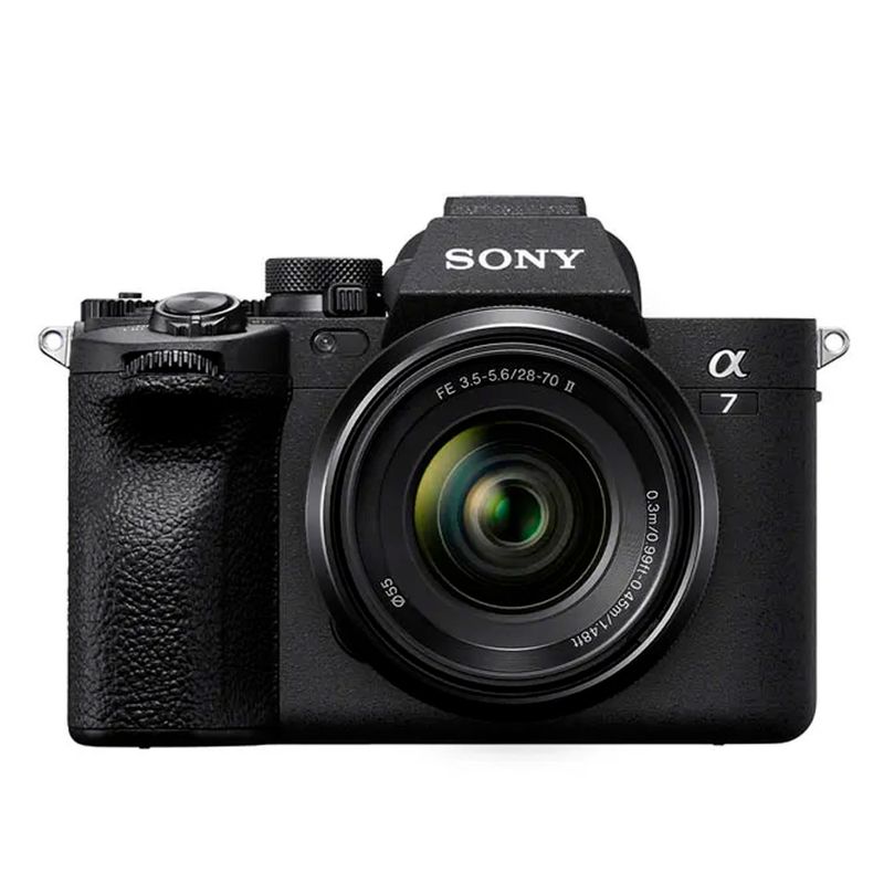 Cámara mirrorless Sony Alpha a7 IV lente 28-70mm negro uso profesional