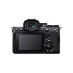 Cámara mirrorless Sony Alpha a7 IV pantalla táctil negro vista posterior
