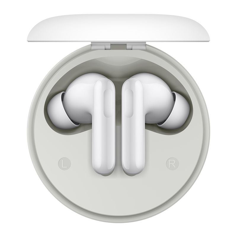 Audífonos bluetooth True Wireless Honor A PRO resistente al agua IP54 blanco vista superior estuche de carga abierto con audífonos