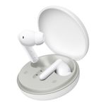 Audífonos bluetooth True Wireless Honor A PRO resistente al agua IP54 blanco vista perspectiva estuche de carga abierto con audífonos