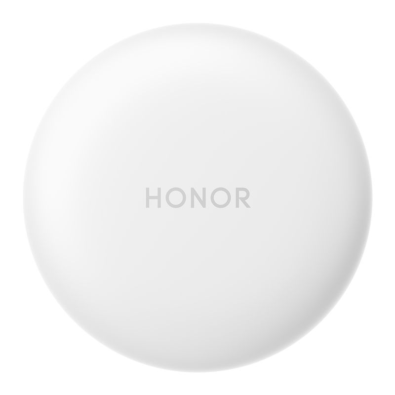 Audífonos bluetooth True Wireless Honor A PRO resistente al agua IP54 blanco vista frontal estuche de carga cerrado