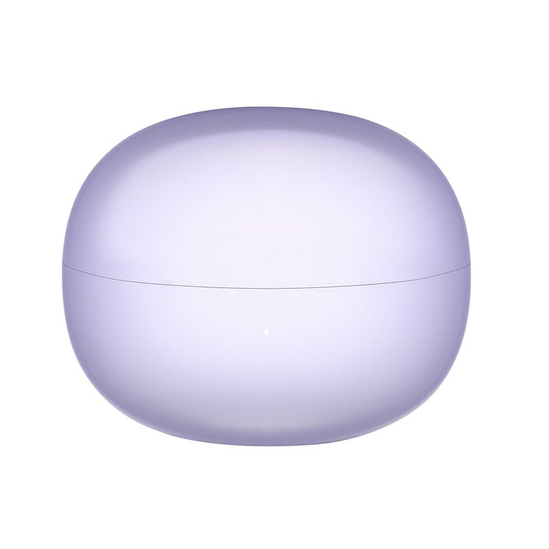 Audífonos bluetooth True Wireless Honor Clip resistente al agua IP54 lila vista frontal estuche de carga cerrado