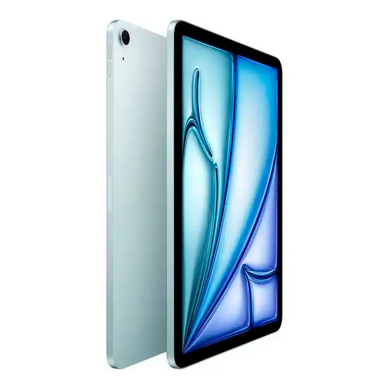 Tablet Apple iPad Air M4 11 pulgadas azul vista lateral