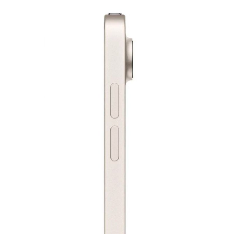Tablet Apple iPad Air M4 11 pulgadas Blanco Estelar vista lateral