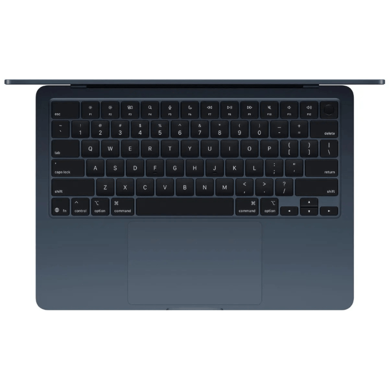 MacBook Air Apple M5 13 pulgadas Midnight teclado y pantalla