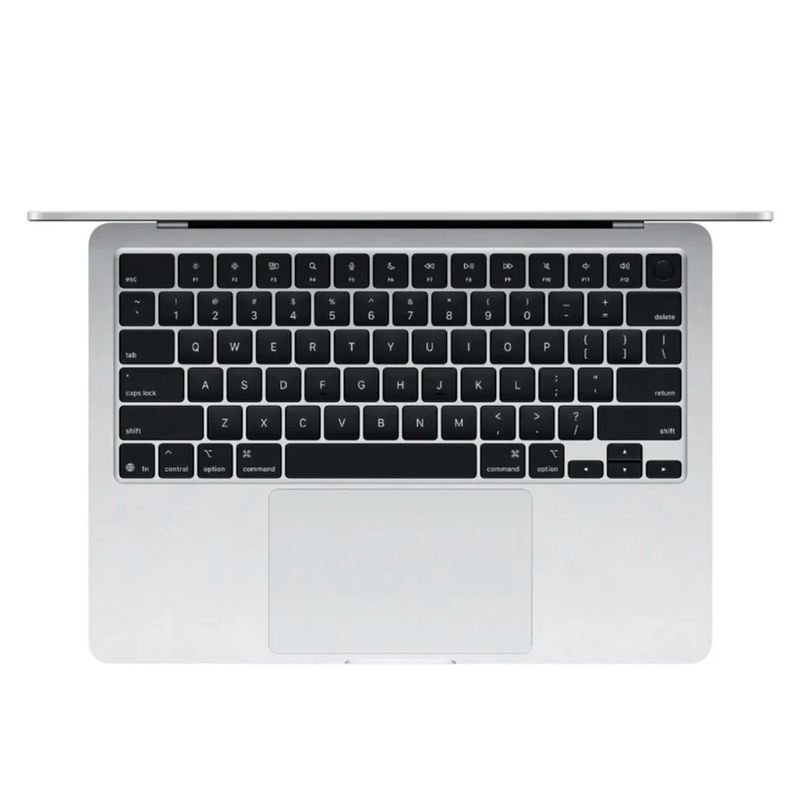 MacBook Air Apple M5 13 pulgadas Silver teclado y pantalla